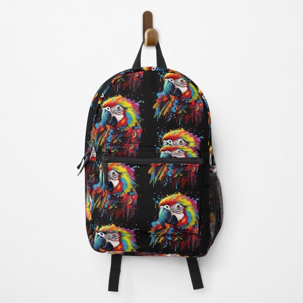 Item preview, Colorful Parrot in Paint Art designed and sold by DesignArtique.