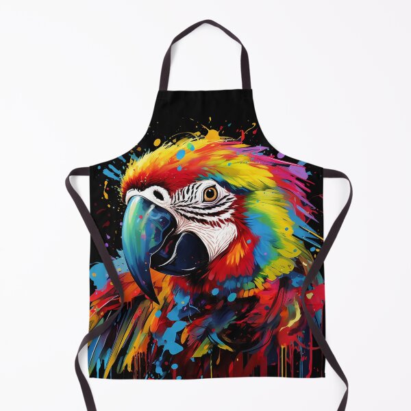 Item preview, Colorful Parrot in Paint Art designed and sold by DesignArtique.