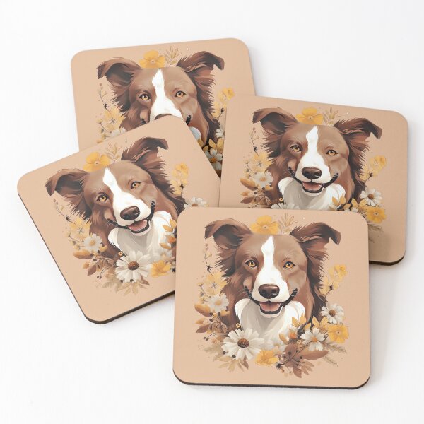 Item preview, Happy Border Collie designed and sold by ZombieLH.