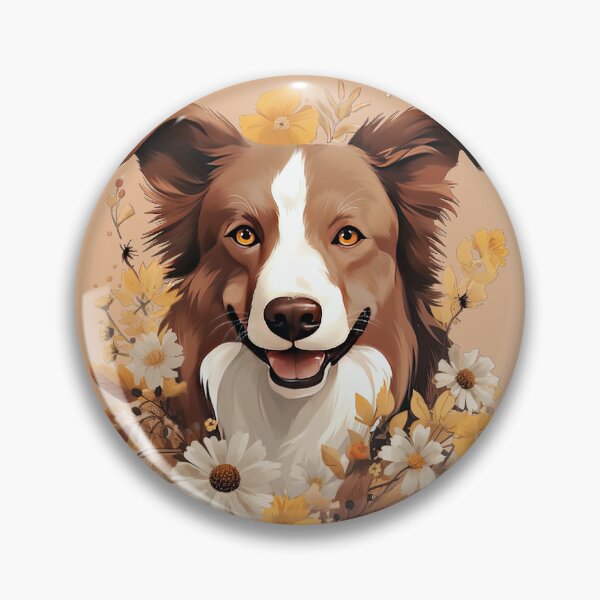 Item preview, Happy Border Collie designed and sold by ZombieLH.