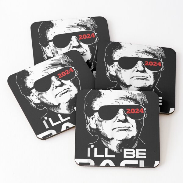 Item preview, Ill Be Back Trump 2024  designed and sold by RUPINCDONALD.