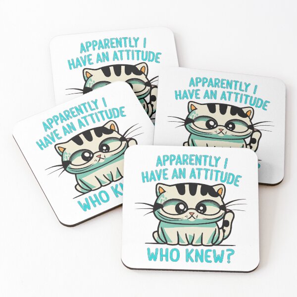 Item preview, Whisker Wit: Apparently I Have an Attitude, Who Knew? designed and sold by cece4410.
