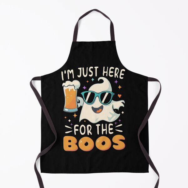 Item preview, I am Just Here for the BOOs - Funny Ghost  designed and sold by Adeel Mushtaq.