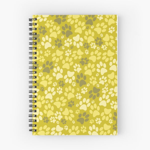 Item preview, dog footprints yellow  designed and sold by ZiphGames.