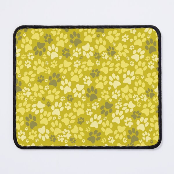 Item preview, dog footprints yellow designed and sold by ZiphGames.