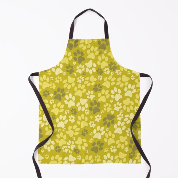 Item preview, dog footprints yellow designed and sold by ZiphGames.