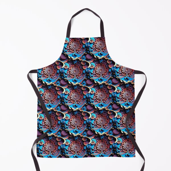 Item preview, Vibrant Abstract Silk intricate pattern designed and sold by Theo-B.