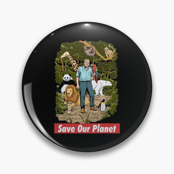 Item preview, david tv attenborough - Save Our Planet designed and sold by FineMatthijs90.