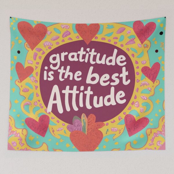 Item preview, Gratitude Is The Best Attitude designed and sold by RosieBellaStore.