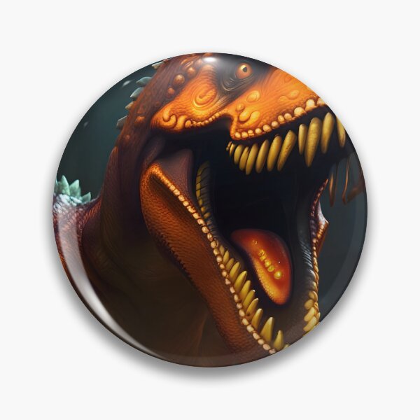 Item preview, Scary Halloween Dinosaur with pumpkins 3 designed and sold by HofTao.