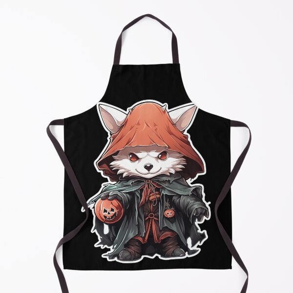 Item preview, Scary Red fox in horror outfit - Halloween Special designed and sold by Sidewayanimals.