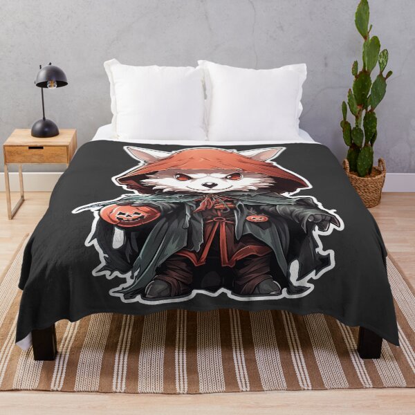 Item preview, Scary Red fox in horror outfit - Halloween Special designed and sold by Sidewayanimals.