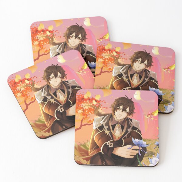 Item preview, Zhongli Genshin impact fanart ikemen flower designed and sold by mtdessin.