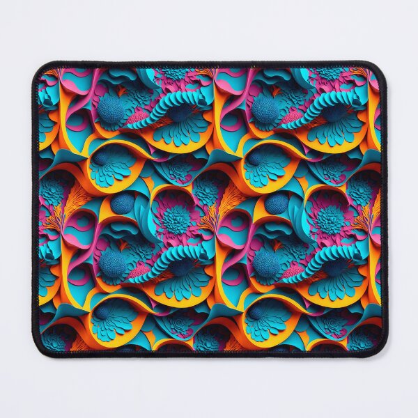 Item preview, Vibrant Abstract Floral intricate pattern designed and sold by Theo-B.