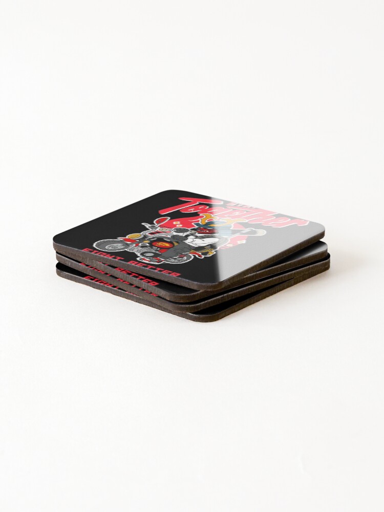 Thumbnail 4 of 5, Coasters (Set of 4), The Oni Rider designed and sold by RiggsStyle.
