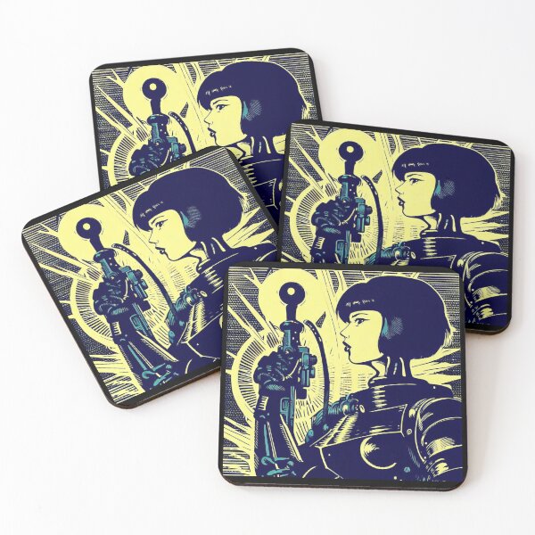 Item preview, SF - Anime Hero Woodcut 3 designed and sold by CrankyOldDude.