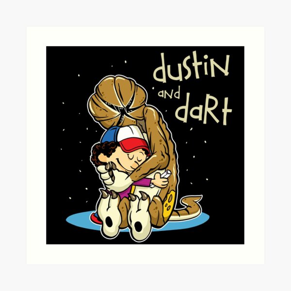 Stranger Things Dustin & Dart Kids Printed T-shirt Various 