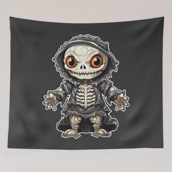 Item preview, Scary Sea turtle in horror outfit - Halloween Special designed and sold by Sidewayanimals.