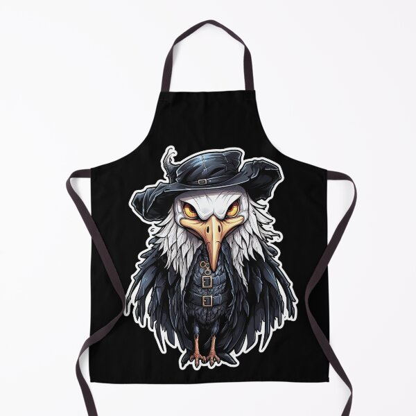 Item preview, Scary Secretary Bird in horror outfit - Halloween Special designed and sold by Sidewayanimals.