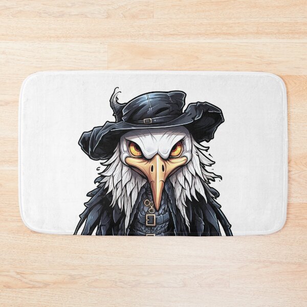 Item preview, Scary Secretary Bird in horror outfit - Halloween Special designed and sold by Sidewayanimals.