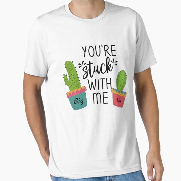 Item preview, Funny Big Little Cactus You're Stuck With Me designed and sold by geekg33r.