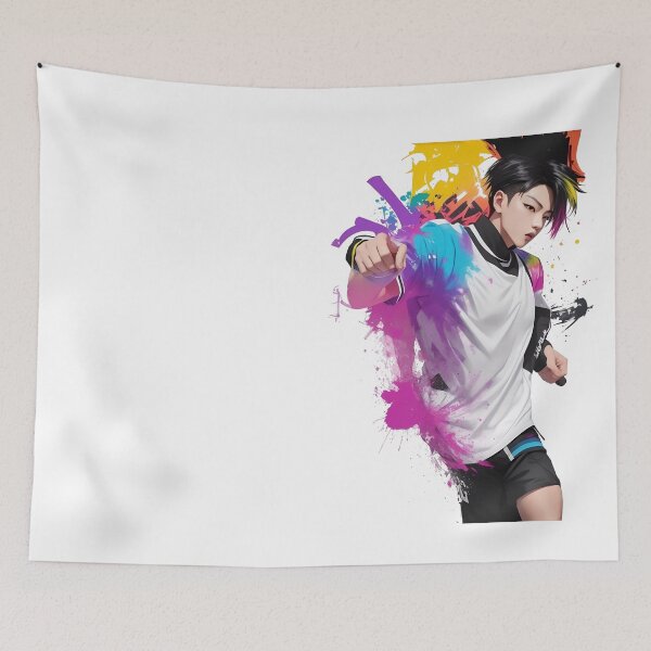 Item preview, K-Pop Boy Band Dancer - Graffiti Splash Style designed and sold by Seneku-Design.