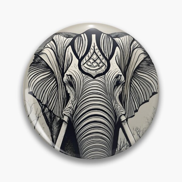 Item preview, Abstract Elephant Art designed and sold by CraftMiller.