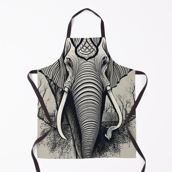 Item preview, Abstract Elephant Art designed and sold by CraftMiller.