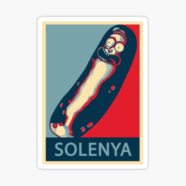 Item preview, Solenya Hope and Change Pickle Rick designed and sold by GatorDesign.