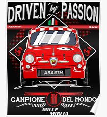 ITALIA RACING CAR RETRO Poster