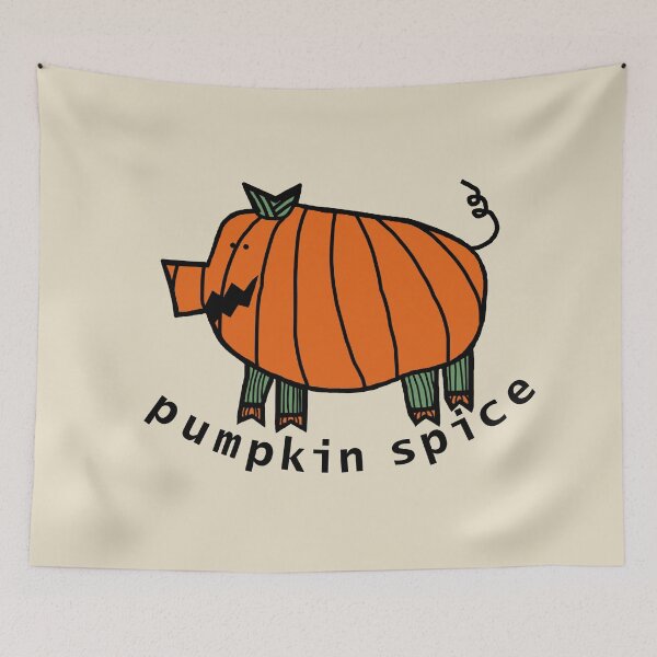 Item preview, Pumpkin Spice Pig designed and sold by ellenhenry.