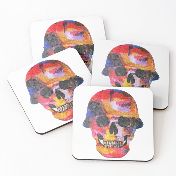 Item preview, Colorful skull designed and sold by FabianoReis.