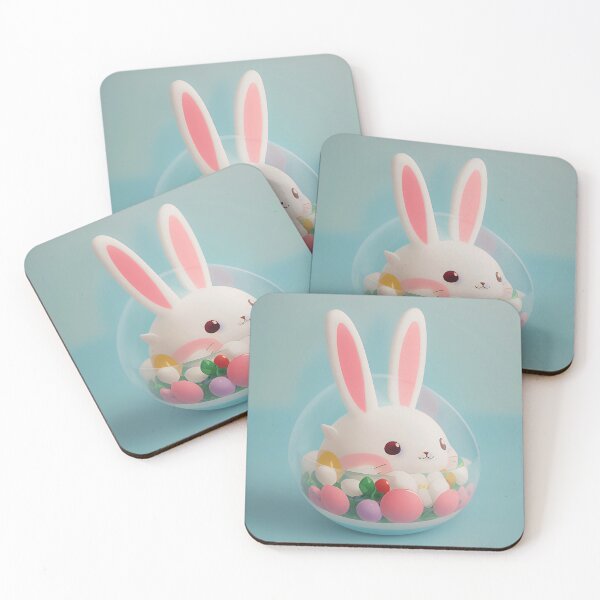 Item preview, Dome Rabbit In Glass Bowl designed and sold by Pastelous.
