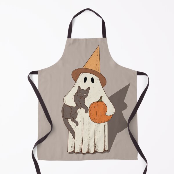 Item preview, Vintage Ghost with Cat Halloween Graphic designed and sold by gogo-jr.
