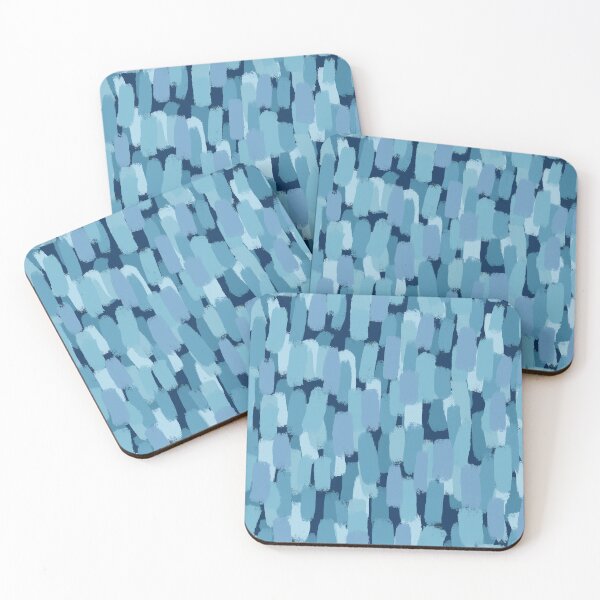 Item preview, Abstract Shades of Blue, Paint Brush Effect  designed and sold by OneThreeSix.