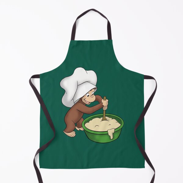 Item preview, Curious George baking a cake designed and sold by BeaulahStark1.