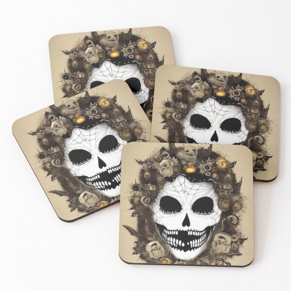 Item preview, Halloween evil voodoo skull designed and sold by JackFreestone.