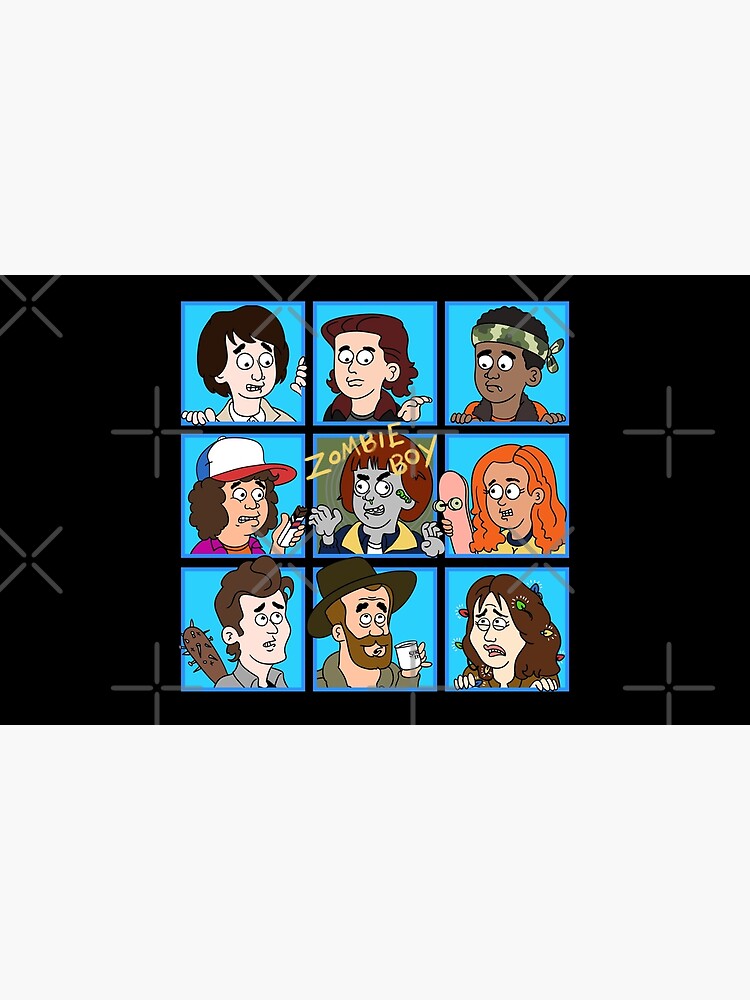 Thumbnail 6 of 6, Pet Bandana, Stranger Things: Zombie Boy | The Strange Bunch designed and sold by thelasttype.