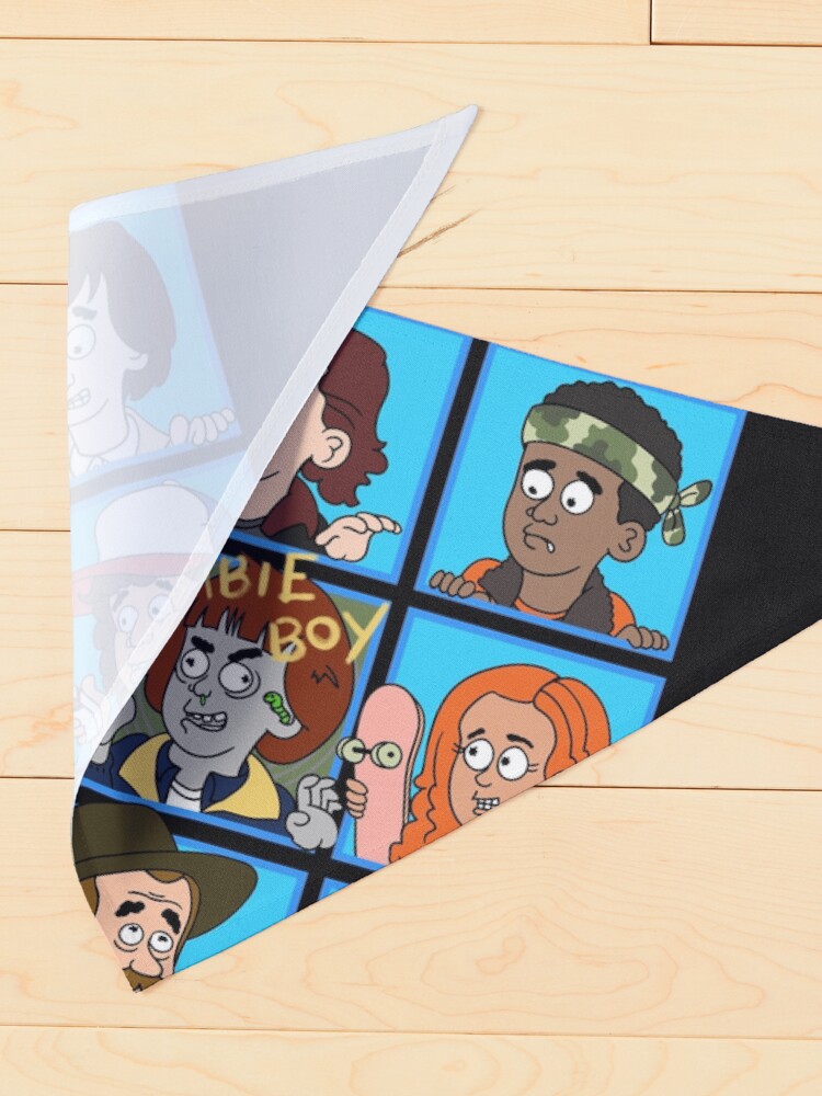 Thumbnail 4 of 6, Pet Bandana, Stranger Things: Zombie Boy | The Strange Bunch designed and sold by thelasttype.