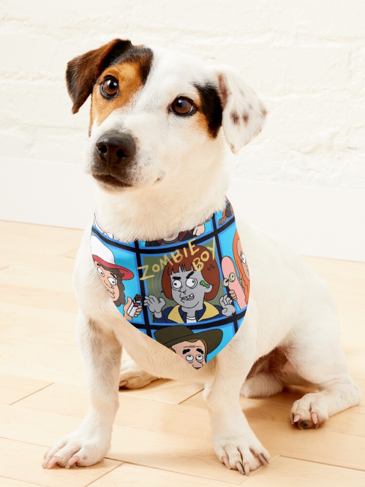 Thumbnail 1 of 6, Pet Bandana, Stranger Things: Zombie Boy | The Strange Bunch designed and sold by thelasttype.