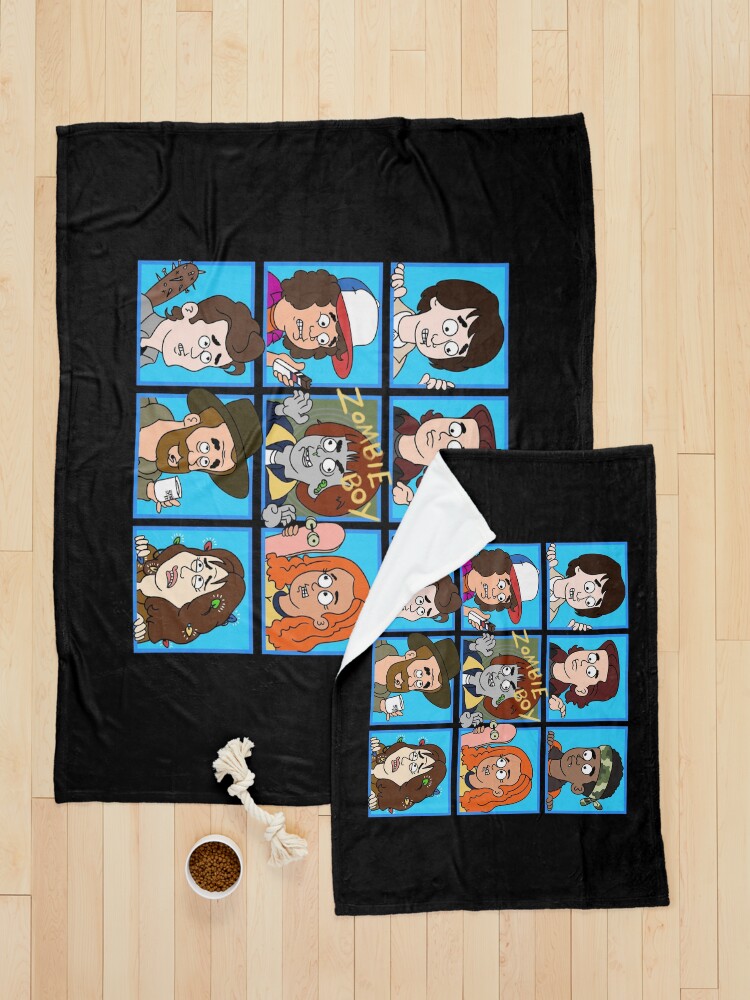 Thumbnail 5 of 6, Pet Blanket, Stranger Things: Zombie Boy | The Strange Bunch designed and sold by thelasttype.