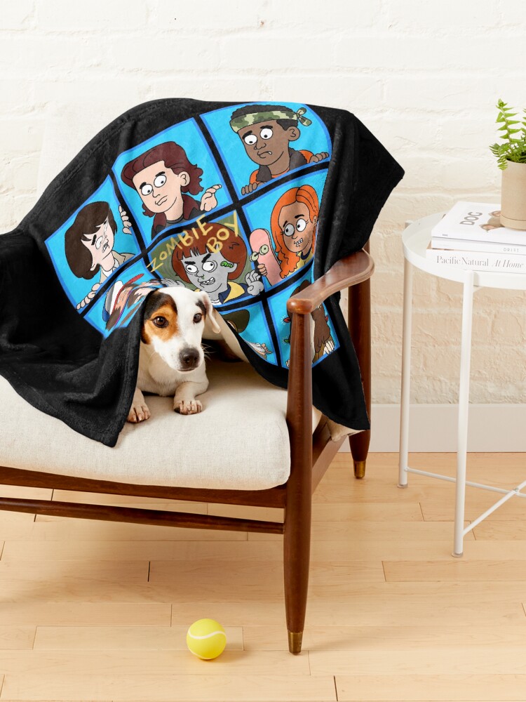 Thumbnail 4 of 6, Pet Blanket, Stranger Things: Zombie Boy | The Strange Bunch designed and sold by thelasttype.