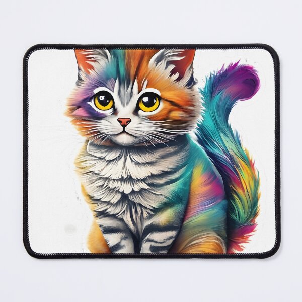 Artikelvorschau, Bunte getigerte Katze entworfen und verkauft von CraftMiller.
