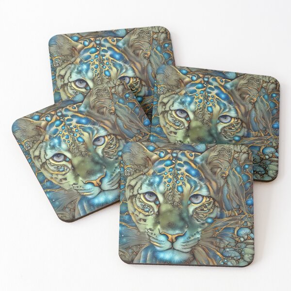 Item preview, Leopardo jungle designed and sold by L. ROCHE.