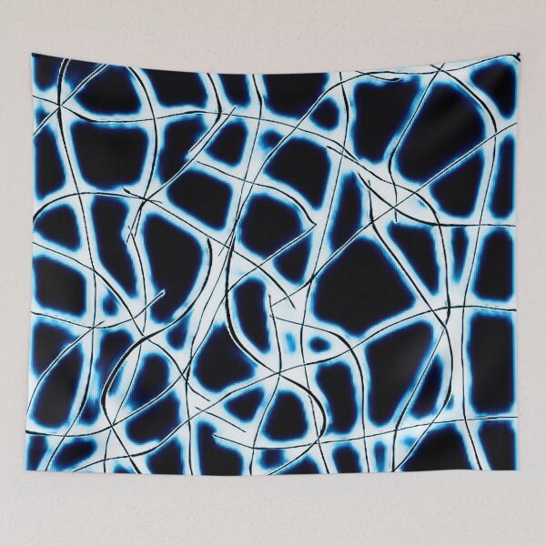 Item preview, Crazy web blue designed and sold by FlossOrFi.