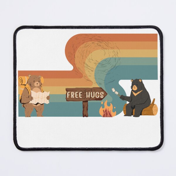 Item preview, Free Bear Hugs from a Huge Grizzly Bear. cute Bear Hug T-shirt designed and sold by B1Zp11.