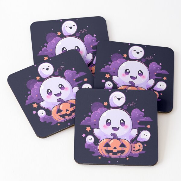 Item preview, Adorable Halloween Ghost Art - Cute Spooky Kawaii Pastel Goth Design designed and sold by Shegohi.