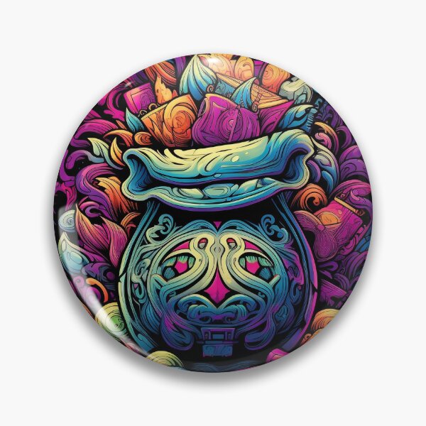Item preview, Psychedelic Fire Pot: Dancing Flames designed and sold by PsyCloth.