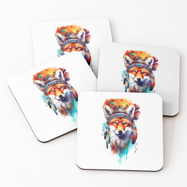 Item preview, Watercolor fox, national designed and sold by nemfisart.