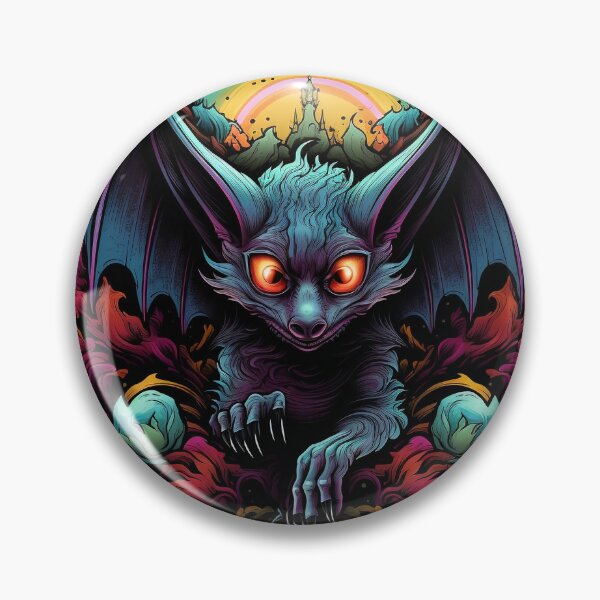 Item preview, Psychedelic Dragon Bat: Fantasy Fusion designed and sold by PsyCloth.